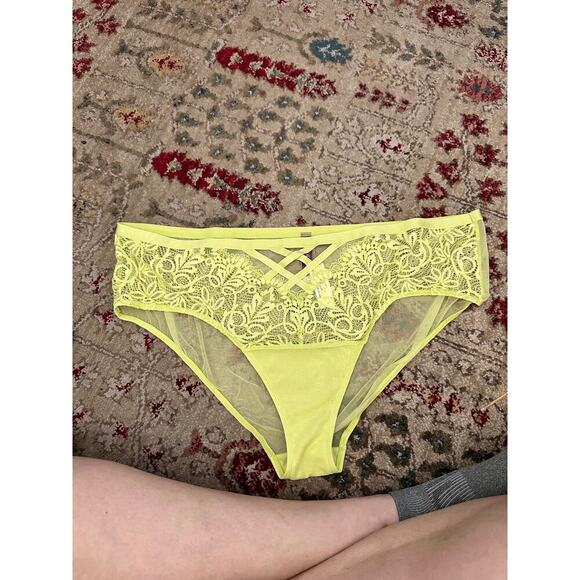 NWT Adore Me Women's Lime Green Diara Hipster Thong Panty Size 3X - Picture 2 of 6